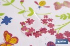 Rollo de hule de mariposas | Impermeable | Protección y estilo para la mesa - Cofan