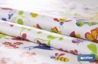 Rollo de hule de mariposas | Impermeable | Protección y estilo para la mesa - Cofan