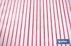 Rollo de hule estampado provenzal rojo | Materiales: polipropileno y PVC | Gran resistencia a líquidos y manchas | Fácil limpieza | Medidas 1,40 x 20 m - Cofan