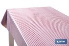 ROLLO DE HULE ESTAMPADO PROVENZAL ROJO | MATERIALES: POLIPROPILENO Y PVC | GRAN RESISTENCIA A LÍQUIDOS Y MANCHAS | FÁCIL LIMPIEZA | MEDIDAS 1,40 X 20 M