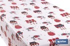 ROLLO DE HULE PARA MESA CON ESTAMPADO NAVIDEÑO | DISEÑO DE RENOS
