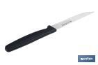 Pack de 25 cuchillos de cocina microdentados | Mango ergonómico | Hoja inoxidable de 10,5 cm - Cofan