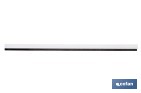 BURLETE ADHESIVO DE ALUMINIO CON CEPILLO | LONGITUD DE 92 CM | DISPONIBLE EN DIFERENTES ACABADOS