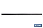 Burlete adhesivo de aluminio con cepillo | Longitud de 92 cm | Disponible en diferentes acabados - Cofan