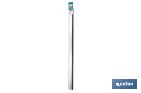 Burlete adhesivo de aluminio con cepillo | Longitud de 92 cm | Disponible en diferentes acabados - Cofan