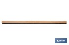 Burlete adhesivo de aluminio con cepillo | Longitud de 92 cm | Disponible en diferentes acabados - Cofan