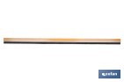 Burlete adhesivo de aluminio con cepillo | Longitud de 92 cm | Disponible en diferentes acabados - Cofan