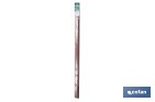 Burlete adhesivo de aluminio con cepillo | Longitud de 92 cm | Disponible en diferentes acabados - Cofan