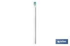 Burlete adhesivo de aluminio con labio de goma | Longitud de 105 cm | Disponible en diferentes acabados - Cofan