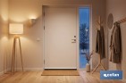 Burlete adhesivo de aluminio con labio de goma | Longitud de 105 cm | Disponible en diferentes acabados - Cofan