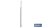 Burlete basculante de aluminio con labio de caucho | Longitud de 93 cm | Disponible en diferentes acabados - Cofan