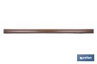 Burlete basculante de aluminio con labio de caucho | Longitud de 93 cm | Disponible en diferentes acabados - Cofan