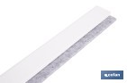 Burlete adhesivo de madera sostenible | Longitud de 91,5 cm | Disponible en diferentes acabados - Cofan