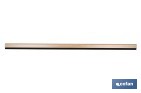 Burlete adhesivo de madera sostenible | Longitud de 91,5 cm | Disponible en diferentes acabados - Cofan