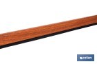 Burlete adhesivo de madera sostenible | Longitud de 91,5 cm | Disponible en diferentes acabados - Cofan