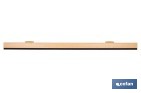 BURLETE BASCULANTE DE MADERA SOSTENIBLE | FIJACIÓN MEDIANTE BISAGRA | LONGITUD DE 91,5 CM | DISPONIBLE EN DIFERENTES ACABADOS