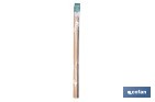 Burlete basculante de madera sostenible | Fijación mediante bisagra | Longitud de 91,5 cm | Disponible en diferentes acabados - Cofan