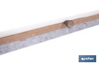 Burlete basculante de madera sostenible | Fijación mediante bisagra | Longitud de 91,5 cm | Disponible en diferentes acabados - Cofan