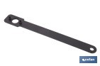 Llaves para discos de amoladora angular de acero al carbono | Resistentes y ergonómicas | Disponibles para discos de 115-125 y 180-230 mm - Cofan