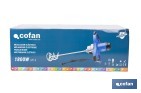 Misturador elétrico | Agitador M14 | Vara misturadora incluída | 2 velocidades | Potência: 1800 W - Cofan