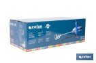 Misturador elétrico | Agitador M14 | Vara misturadora incluída | 2 velocidades | Potência: 1800 W - Cofan