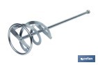 Vara misturadora | Acessório de mistura M14 | Adequado para misturar tinta, verniz ou massa | Comprimento: 600 mm | Disponível em diferentes diâmetros - Cofan