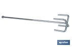 Varilla mezcladora epoxi | Accesorio mezclador M14 | Adecuada para mezclar epoxi | Medidas: Ø120 x 600 mm - Cofan