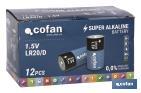 Alkaline Batterien - LR20 D/1,5V - Cofan