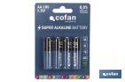 Pilas Alcalinas - LR6 AA/1,5V - Cofan