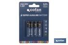 Pilhas Alcalinas - LR03 AAA/1,5V - Cofan