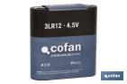 Pilas Alcalinas - 3LR12/4,5V - Cofan