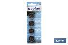 "CR2450/3.0V"-Knopfzellen - Cofan