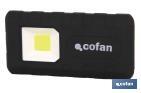 Linterna Magnética Led I Tamaño de bolsillo I Resistente al agua y a impactos I 3W I 150 Lm - Cofan