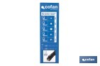 Linterna LED de alta potencia (2000 lm) y 150 m de alcance. 5 funciones y base magnética - Cofan