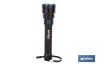 Linterna LED de alta potencia | Recargable con 6 modos de luz | Disponible en dos potencias: 18.000 lm y 10.000 lm - Cofan
