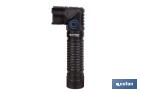 Linterna LED plegable y recargable con 5 modos de luz y con base magnética | 1200 lm, alcance de 100 m - Cofan