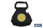 Mini Cob Led Rechargeable Flashlight | Mini LED work light with hook and extra strong magnet - Cofan