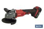 BATTERY-POWERED ANGLE GRINDER