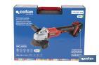 Meuleuse à batterie Lithium-ion | 18V | Convient aux disques de ø115mm - Cofan