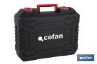 BATTERY-POWERED ANGLE GRINDER - Cofan