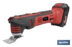 Outil multifonction à batterie Lithium-ion | Inclus accessoires | 18V | 15000 tr/min - Cofan