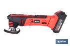 REACONDICIONADO - Multiherramienta a batería de 15000 rpm | Batería Li-ion 18V y cargador incluidos - Cofan