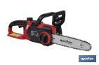 Kit de motosierra a batería con dos baterías de litio 20 V 4.0 Ah | Motosierra sin escobillas | Espada de 10" | Eficiencia y precisión en cortes de madera - Cofan
