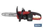Kit de motosierra a batería con dos baterías de litio 20 V 4.0 Ah | Motosierra sin escobillas | Espada de 10" | Eficiencia y precisión en cortes de madera - Cofan