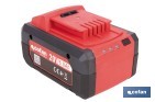 Batería Li-Ion recargable 20 V 6.0 Ah | Compatible con sistema 1 for All | Alta autonomía, protección avanzada | Indicador led de carga - Cofan