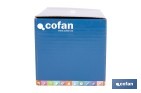 Batterie Lithium-Ion rechargeable 20 V 6,0 Ah | Compatible avec le système 1 for All | Grande autonomie, protection avancée | Indicateur Led de charge - Cofan