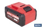 Batería Li-Ion recargable 20 V 6.0 Ah | Compatible con sistema 1 for All | Alta autonomía, protección avanzada | Indicador led de carga - Cofan