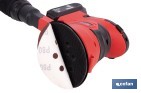 Lijadora orbital a batería | Velocidad de 10.000 rpm | Almohadilla de Ø125 mm con sistema de fijación por velcro | Disponible con y sin batería y cargador - Cofan