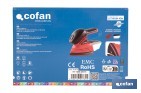 Lijadora Mouse a batería 20 V | Base de 10 x 14 cm | 11.000 rpm | Incluye caja de polvo y 3 hojas de lija | Disponible con y sin batería y cargador - Cofan