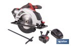 SIERRA CIRCULAR A BATERÍA 20 V CON MOTOR BRUSHLESS | BASE DE Ø185 MM | 3650 RPM | CORTE DE PROFUNDIDAD HASTA 50 MM | INCLUYE ACCESORIOS | DISPONIBLE CON Y SIN BATERÍA Y CARGADOR